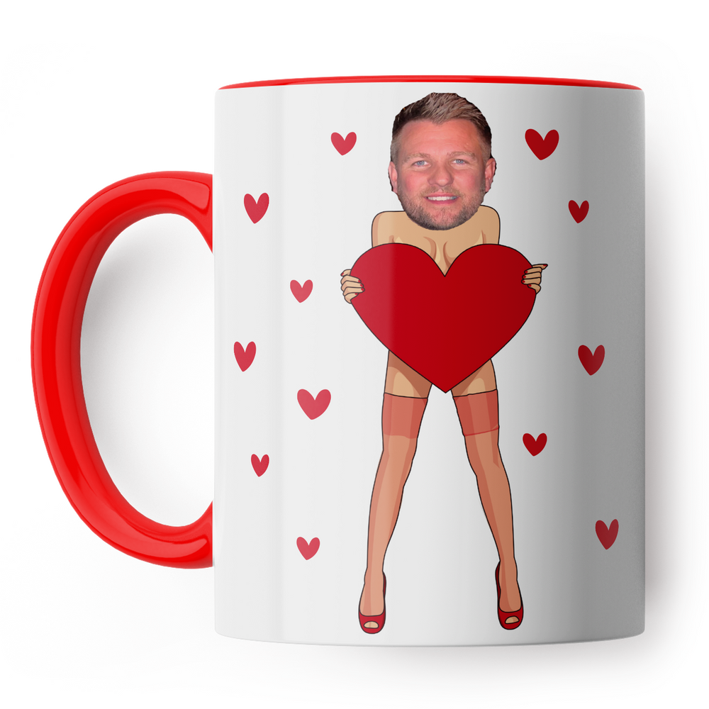 Stocking Heart Photo Mug #3 image